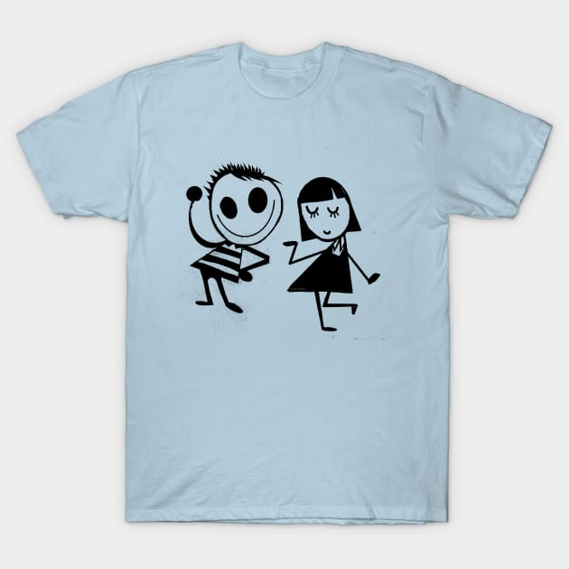 Dance Kids Dance! Gothic Punk Rocks! T-Shirt by callingtomorrow